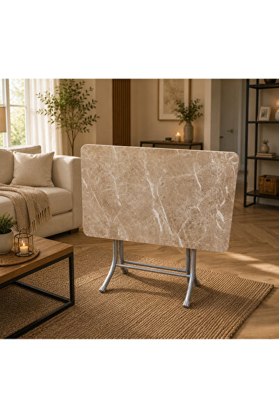 marpas Katlanır Orta Sehpa / Çok Amaçlı MDF Masa 60x90 cm