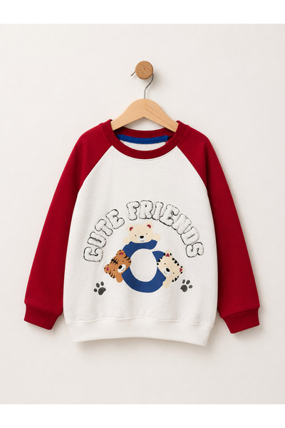 Bebenova Cute Friends %100 Pamuk Sweat