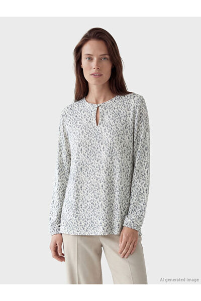 LC Waikiki Crew Neck Patterned Blouse