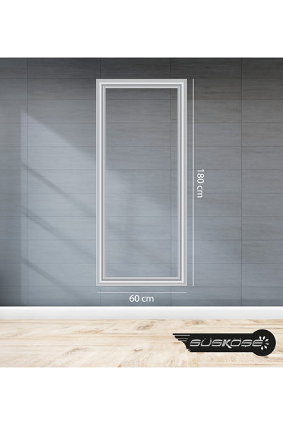 Süsköşe Hazır Dekoratif Duvar Polimer Çerçeve 180-60CM / 4cm(Kalınlık)