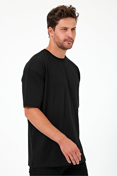 URBANTRENDSTORE Unisex Simple Basic Summer White Black T-Shirt Oversize Fit C...