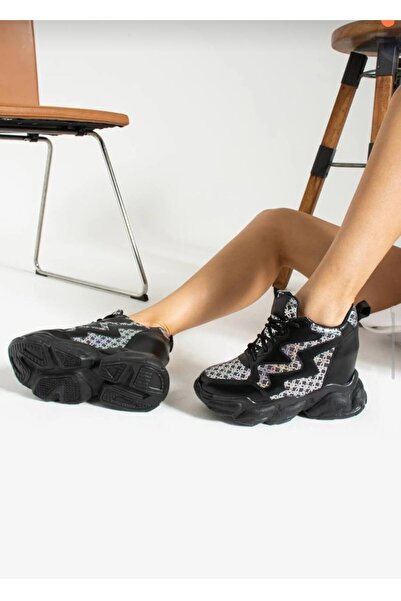 Roshin Shoes Noul sezon Pantofi sport cu toc pană Înălțime toc 10 CM