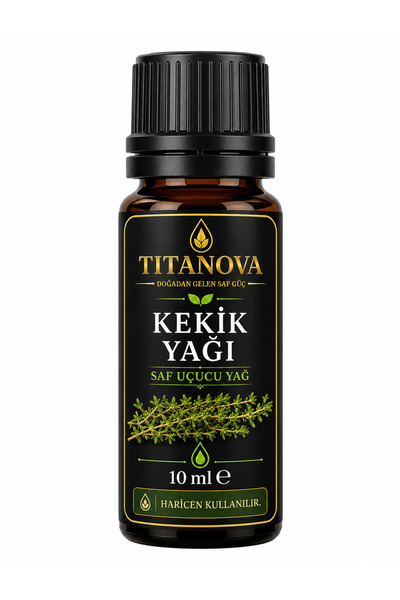 TİTANOVA زيت الزعتر 10 مل زيت عطري نباتي نقي