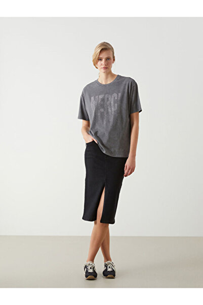 LC Waikiki Slim Fit Women's Jean Skirt