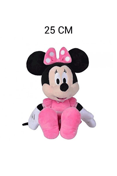 Hediye Nest Minnie Mouse Pembe Peluş Oyuncak 25 Cm