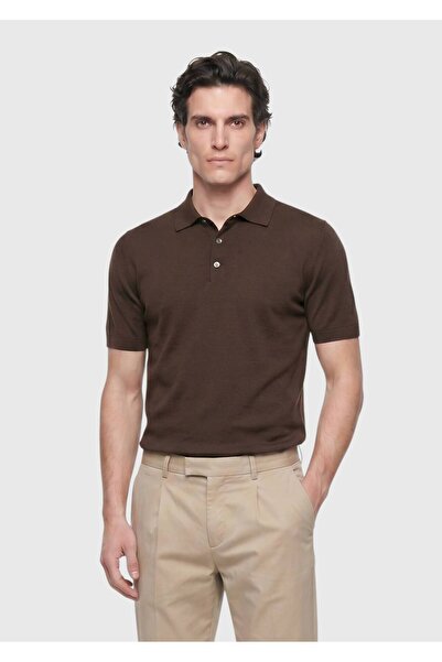 Ramsey Plum Plain Knit 100% Cotton Knitwear