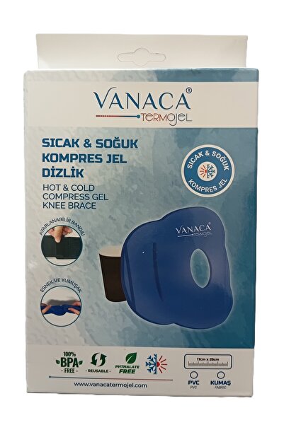 Medikoline Sıcak & Soğuk Kompres Jel Dizlik - Ayarlanabilir Sabitleme Bandajlı