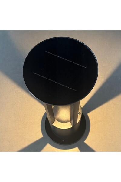 DELIGHT StÃ¢lp LED GrÄƒdinÄƒ 5W Cu Panou Solar IP65, 3000K, Lumina calda