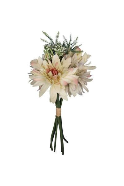 Goliat Buchet artificial de 5 dalii, Goliat, 48cm, multicolor