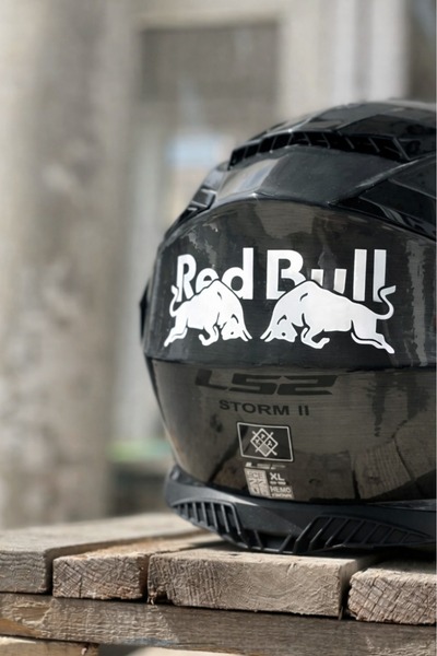 Banxtre Motor-Araba-Kask İçin Boğa Enerji Beyaz Renk Sticker Etiket 15CMx6CM ...