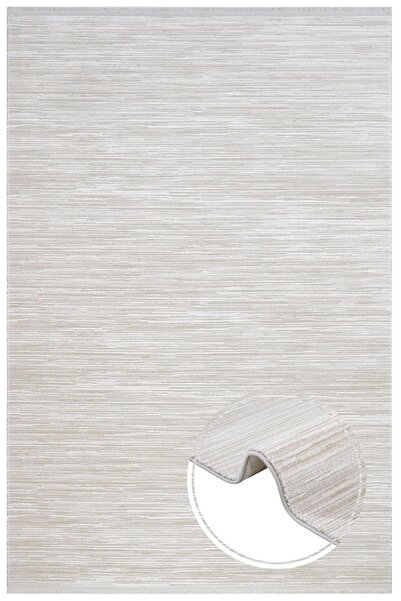 halinet Halı.Net Cream Modern Washable Non-Slip Living Room Carpet Nxs-Olympi...