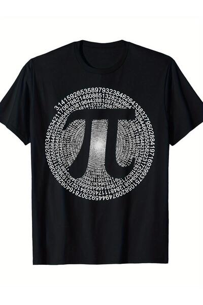 yiou trendy clothing تي شيرت برمز رقمي للرياضيات والعلوم