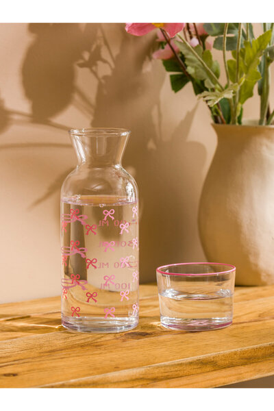 LC Waikiki Bow Printed Glass Pitcher 700 ml