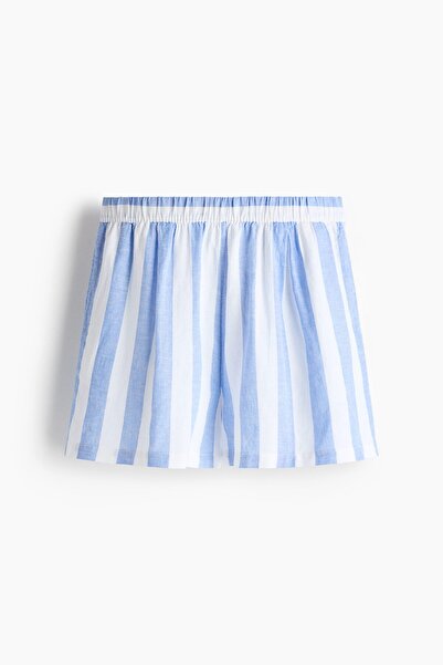 H&M Keten Karışımlı Şort