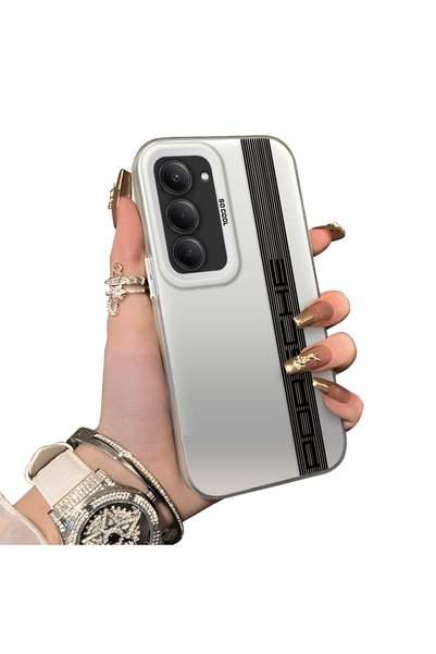 Hontinga Redmi 15 5g Compatible Silicone Edge Hard Back Anti-Fall Phone Case ...