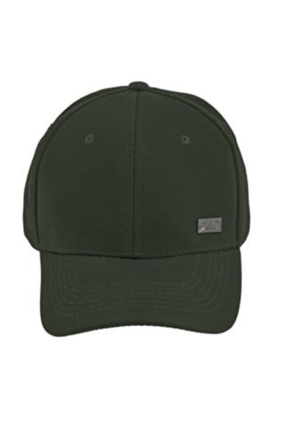 SHOPIENS Khaki Cap with "Fashion Jeans" Patch for Men