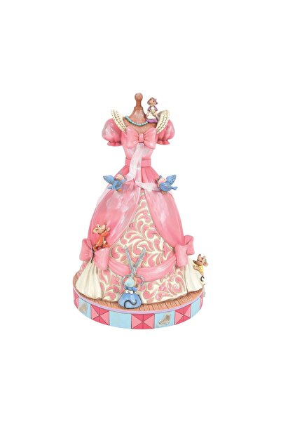 Enesco Cinderella Pembe Kıyafet Müzikli Lisanslı Figür Biblo