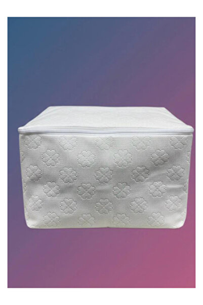 Lady Home حقيبة جوارب سميكة من قماش التيلا، نوع صندوقي، مقاس 29x24x17 سم