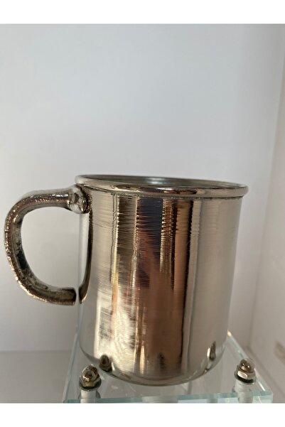 SEDİRHOME 1 adet Premium Kulplu Bakır Kupa - Gümüş Kaplama Modern Moscow Mule...