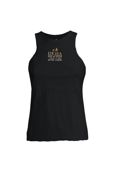 Deha Womens Ribbed Halter Tank Top M