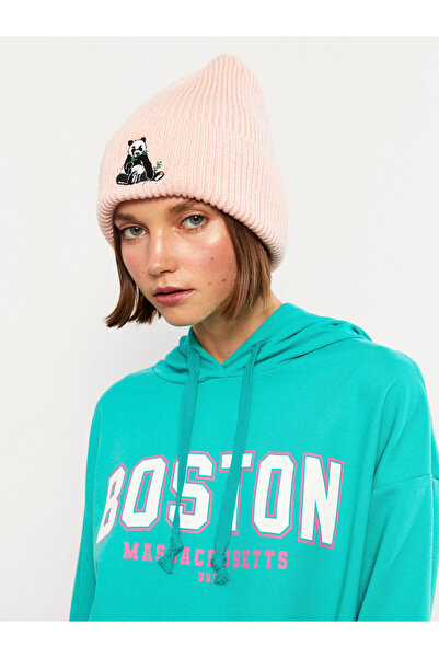 LC Waikiki Beanie din tricotaje de damă brodate