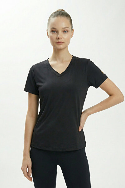 Cardio Bunny Women's Regular T-Shirt With Gold Foil Print