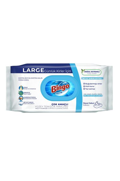 Bingo Yüzey Havlusu Beyaz Sabun 96 lı X 3 Paket