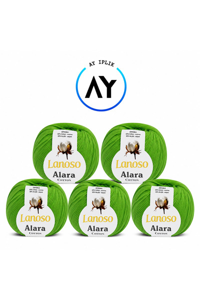 Lanoso Alara Cotton Punch Ve Amigurumi İpi 50gr 5'li Alara Cotton Punch Ve Am...