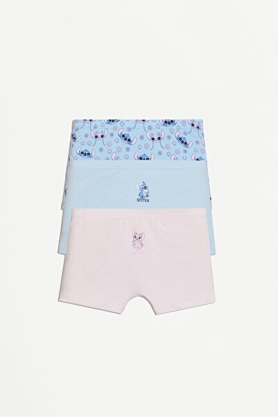 LEFTIES 3’lü Stitch ve Angel ©Disney boxer külot paketi
