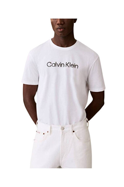 Calvin Klein Ανδρικό T-shirt Λευκό LV04LF809G-YAF