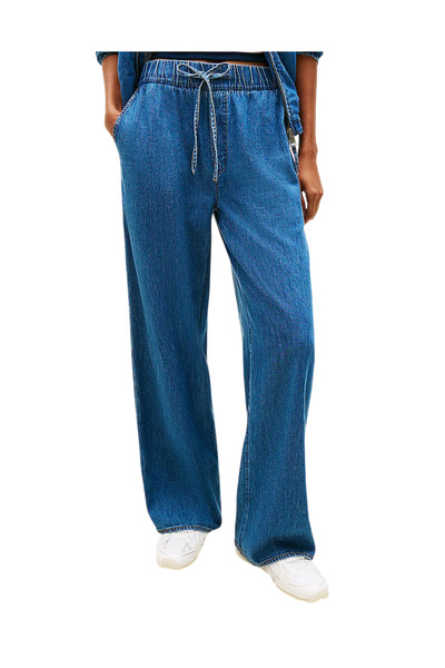 Tommy Hilfiger Γυναικείο Παντελόνι Μπλε Tommy Jeans DW0DW23008-1A5