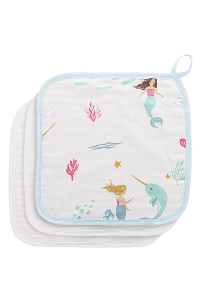 Anvi Baby - Face Cloth - Pack of 3 - Mermaids