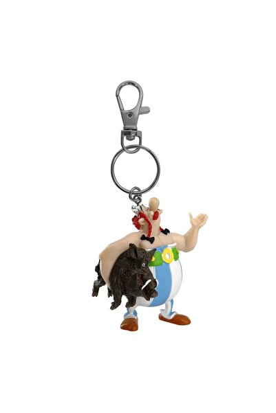 Plastoy Breloc Asterix Obelix cu mistret, 14 cm