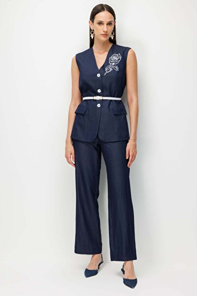 Ekol High waist loose leg pants