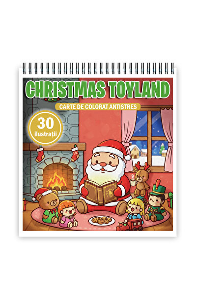 Legendary Gifts Carte de colorat, 30 de ilustratii Christmas Toyland, 66 pagi...