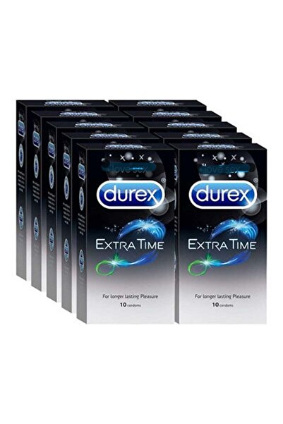 Durex Play Durex Pack Of 10 Extra Time Condoms