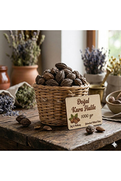 kademgiller Doğal Kara Halile 1000 gr Katkısız & Birinci Kalite