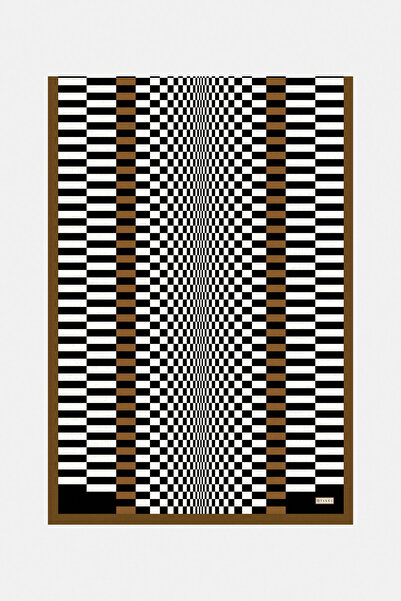 Vakko GEOMETRİK DESENLİ TWILL İPEK ŞAL