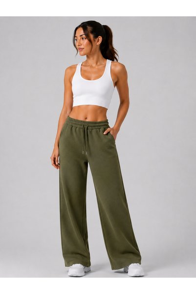 RUNFLEX Women's Modal Wide Leg Sweatpants