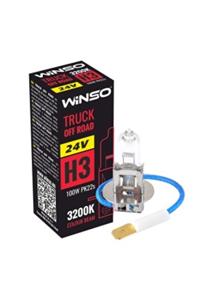 Aftermarket Bec Halogen Winso Truck Off-Road H3, 24V, 100W PK22s ●   3200K