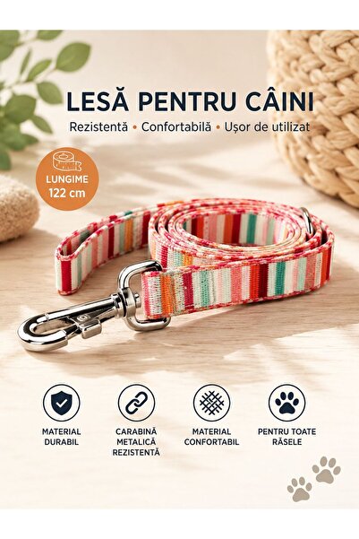 Dog Lesă pentru Câini, 122 cm