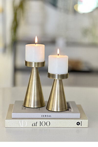 Shura Homeware Alya Mumluk Metal Eskitme Ev Dekoru Dekoratif Obje