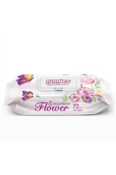 giggles , wet wipes, 72 wipes, floral scent, alcohol and paraben-free