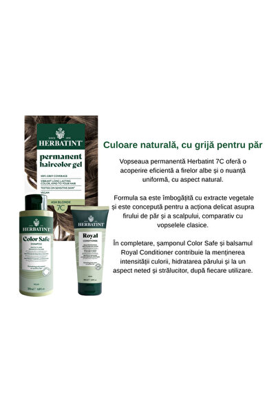 Herbatint Hair dye care package 7C