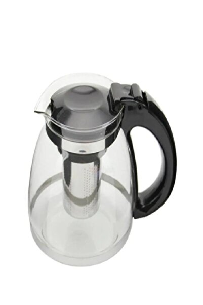 atastore2017 Glass Tea Maker Serving Teapot with Steel Strainer 1500 MlRoyale...