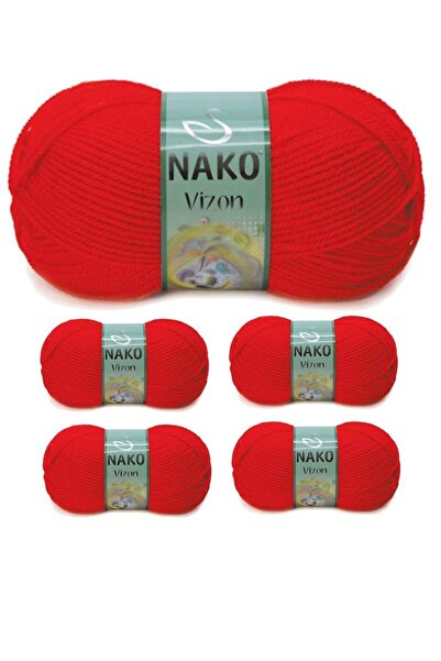 atastore2017 5 Pieces Mink Premium Acrylic Hand Knitting Yarn Wool Color No:2...