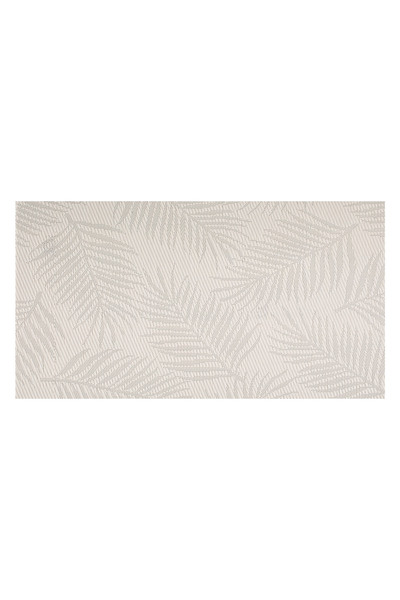 Zumzeria Beige Plate Holder with Tropical Leaf Pattern 45x30cm