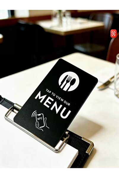 Generic بطاقة قائمة الطعام بتقنية NFC