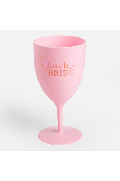 Zumzeria Pink Wine Glass "Team Bride" 320ml