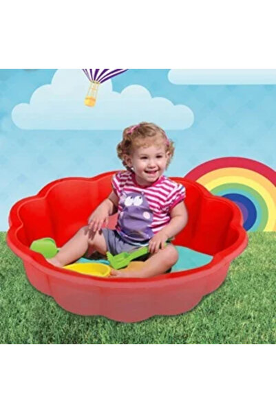 Zumzeria Floare Sand Box Roșie Ø94x21cm